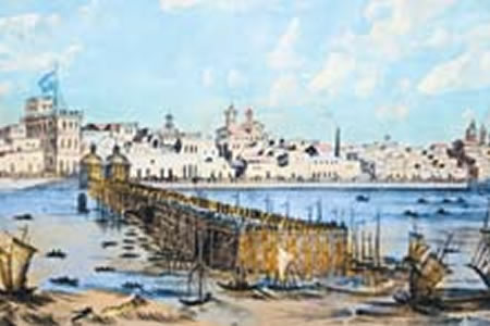 Muelle de Pasajeros de Buenos Aires inaugurado en 1855